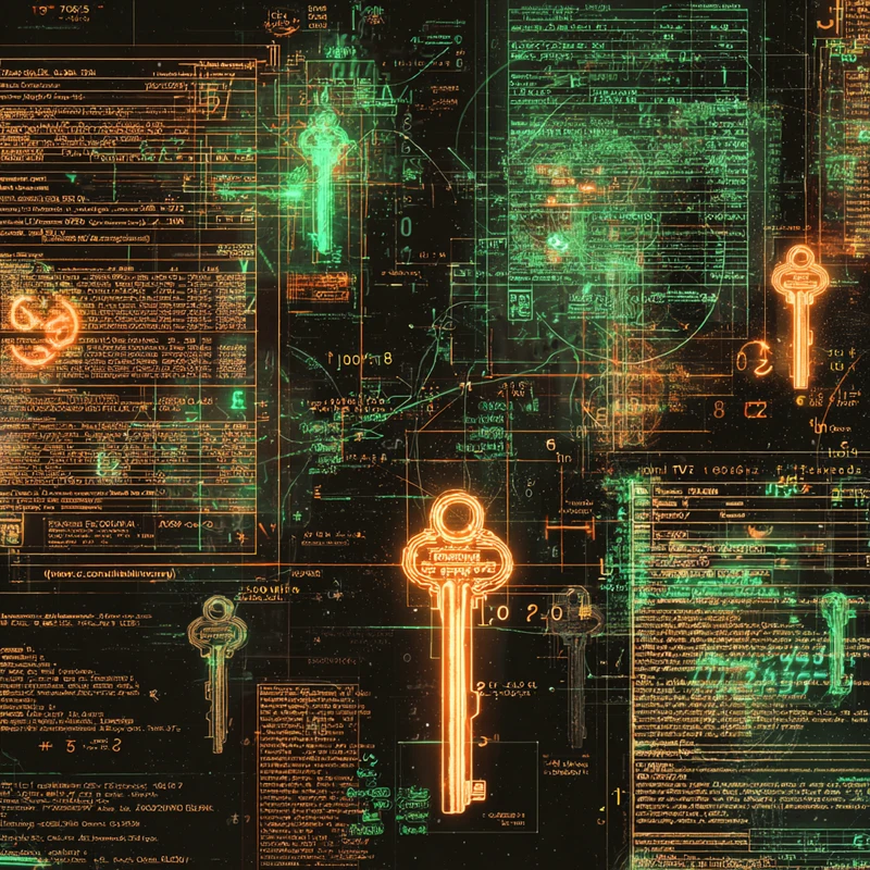 Cryptographic keys and tax forms