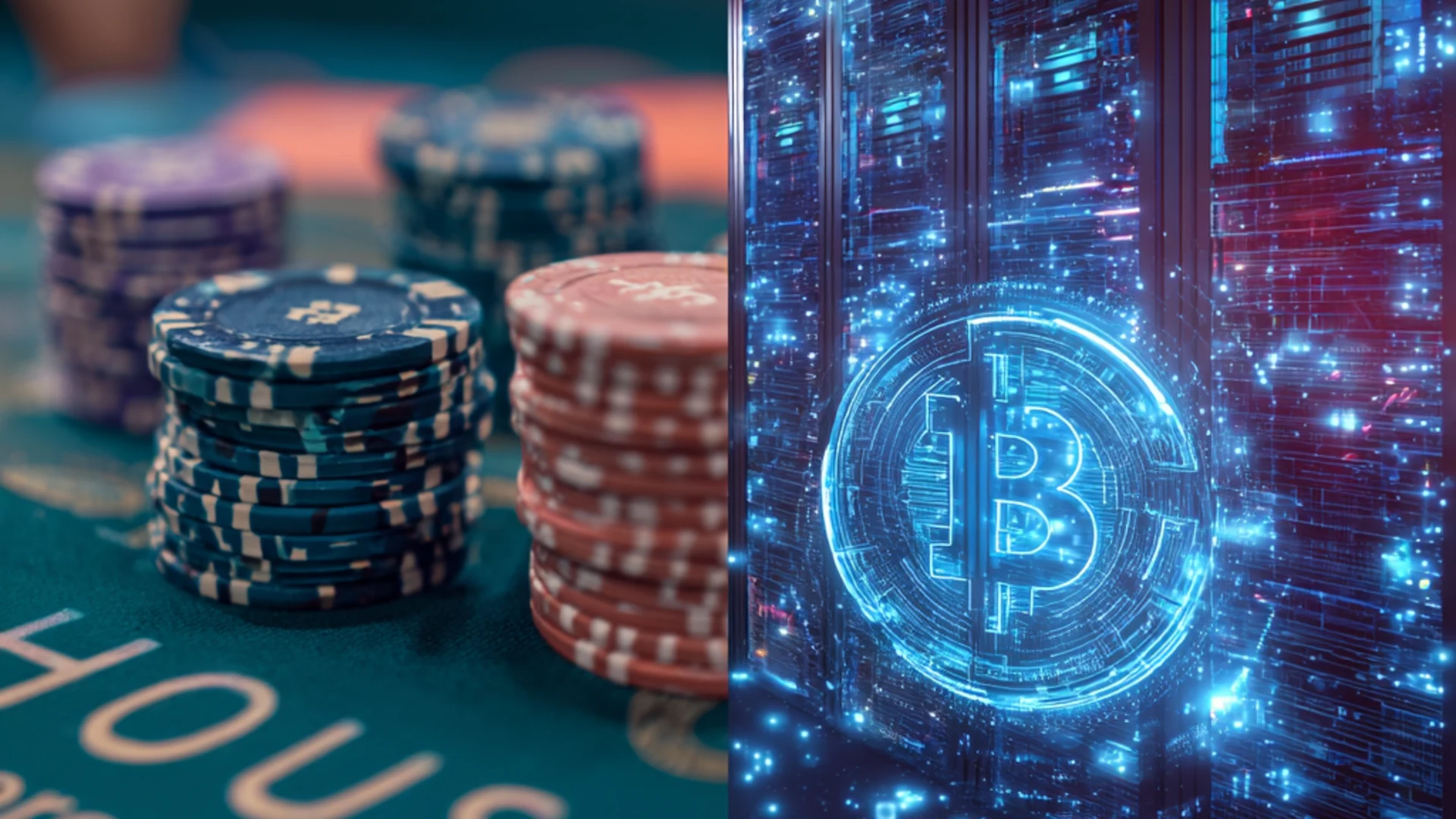 Casino chips and cryptocurrency exchange ownership comparison