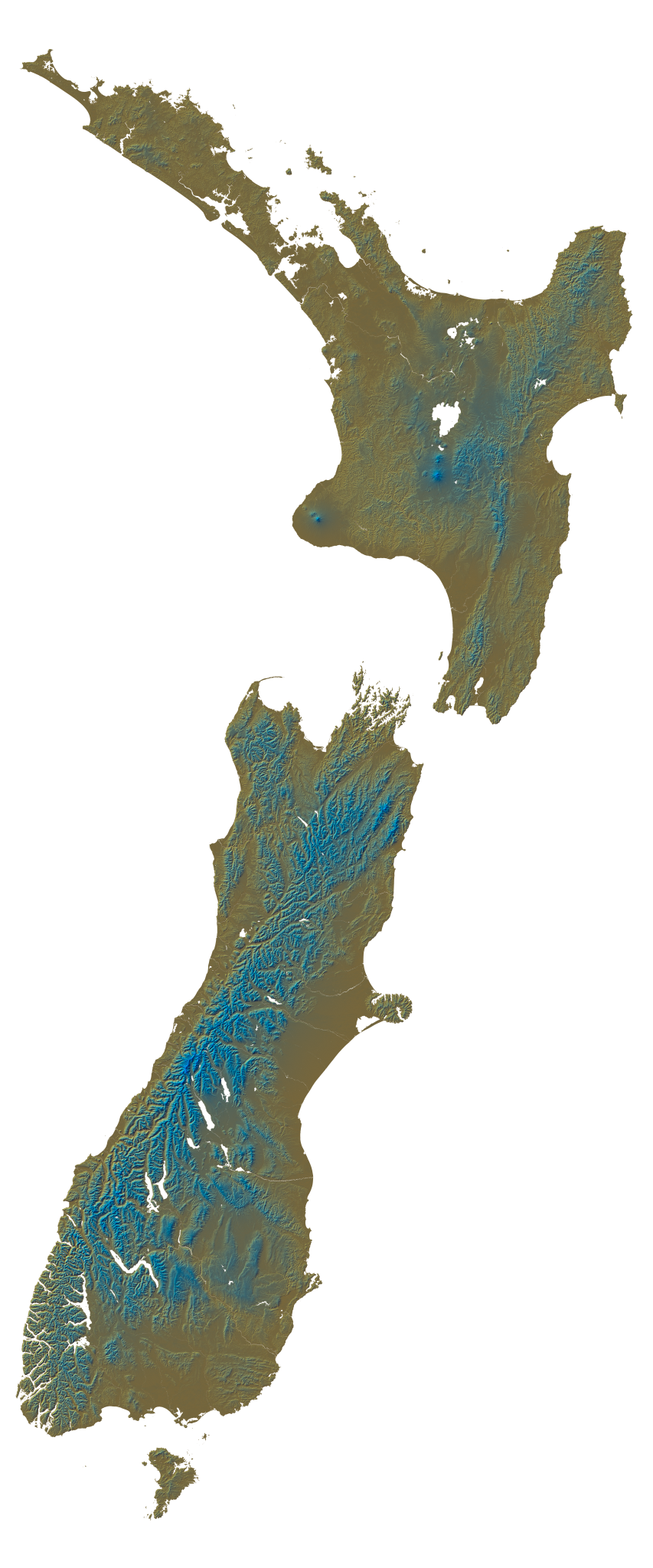 Hillshade rendering