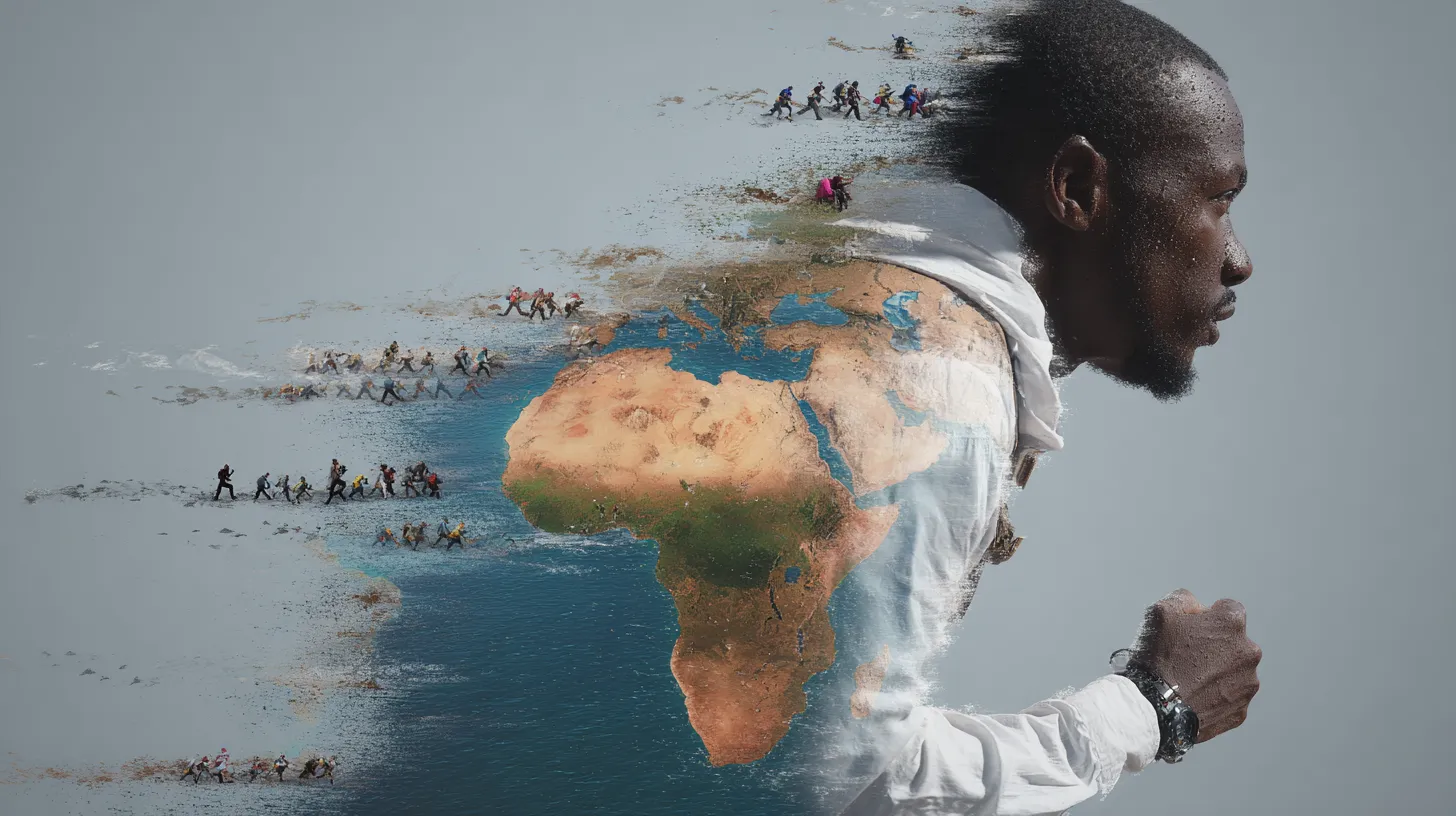 A modern journalist running from a rogue nation-state